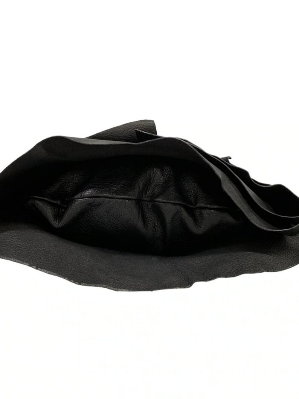 YvesSaintLaurent rivegauche (YSL) St-Tropez 129133 Black White Leather - Picture 5 of 15